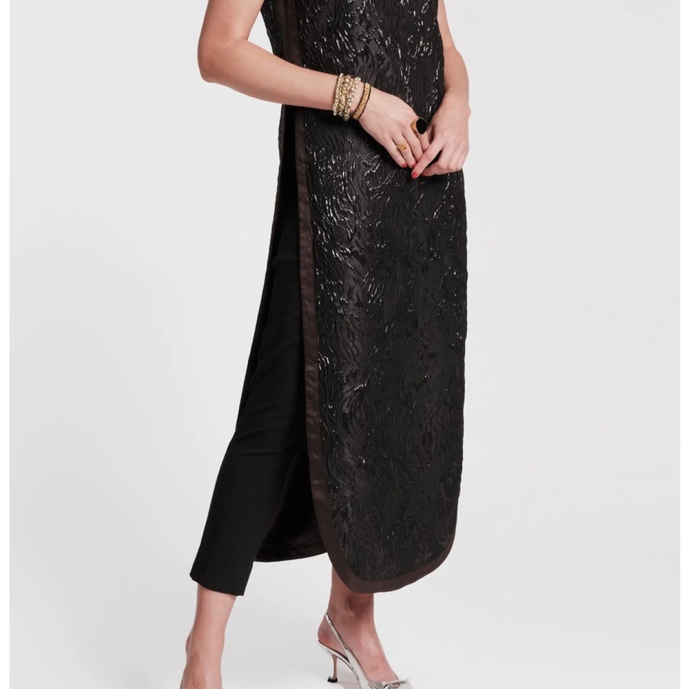 NWT Frances Valentine Sabrina Jacquard Tunic Top